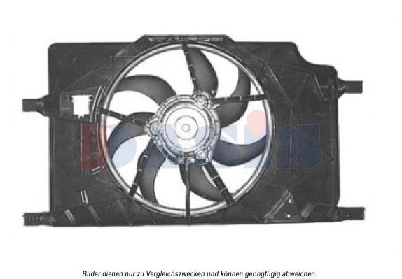 AKS DASIS elektrovariklis, raditoriaus ventiliatorius 188027N